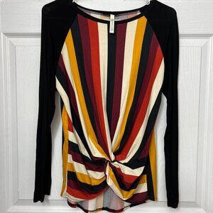 Colorful Striped Top